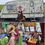 Vala Stiorra: The gypsy witch, fortune teller, Psychic, seer. Logo