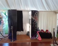 Blue-purple Champagne themed Photo Booth 1