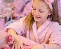 nail painting, glitter tattoos and lots of sparkle!