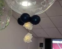 Heart bubble with rose lights 1