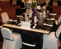 Black and white music theme