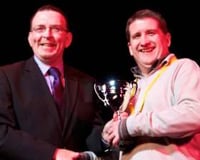 Collecting my trophy