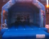 Frozen bouncy castle