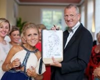 Caricaturist Luke Warm