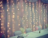 Starlight Backdrop Creating a Stunning Look Behind the Top Table 