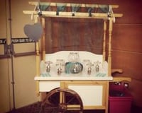 Candy Cart Set Up Ready for Sweets to Be Added 