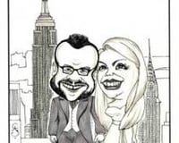Caricature for Wedding Guests to Sign!