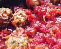 Gluten Free Meatballs - Can be served in a Bun or a pot