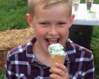 little boy ice cream