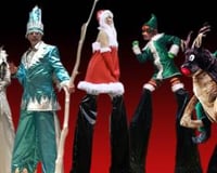 Christmas - Ice Queen, Jack Frost, Mrs Claus, Big Elfy, Elf Riding Rudolf