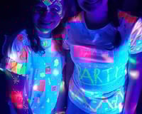 UV face painting is always a hit!