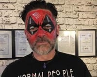 Face paint deadpool adult