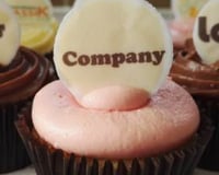 Corporate logo cakes