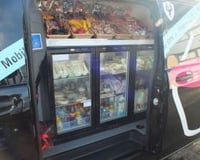 Our Fridge filled with Sandwiches, Cakes, Snacks etc