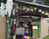Coffee van with decor 1