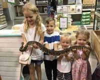 Up close and personal with Prince the python!