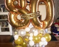 gold 80th bday