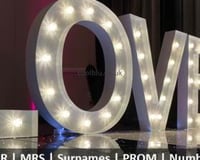 LED LOVE Letters | MR | MRS | Surnames