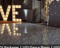 White Wedding Disco | DJ Packages | LED Dance floors 
