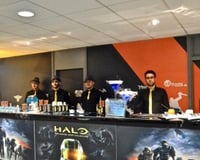 5m Mobile Bar Branded