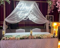 Neon Sign & Backdrop