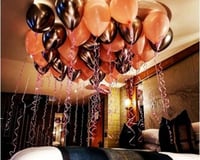 Helium ceiling balloons