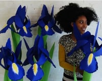 Giant paper Iris 
