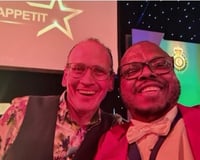 With BGT star Steve Royle