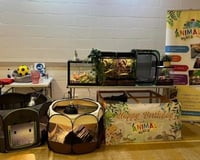 One of our party set ups in a hall