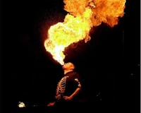 Fire performer