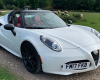 Alfa Romeo 4C Spider for Self Drive Hire