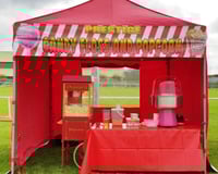 candy floss and popcorn machine stall hire