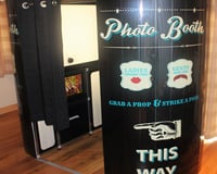 dark wood Photo Booth