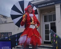 traditional circus stilts