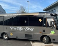 Grey Party Bus