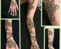 Individual appointment arm design - Natural Henna