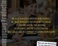 You're the detective!