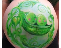 Pre Natal Bump art...Twins