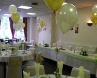 Wedding Chair Covers & Balloons at The Lodge Dudley