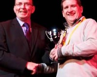 Collecting my trophy