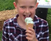 little boy ice cream