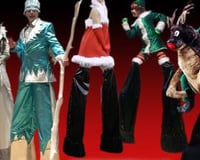 Christmas - Ice Queen, Jack Frost, Mrs Claus, Big Elfy, Elf Riding Rudolf