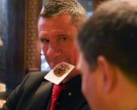 Jody Magician Card in Mouth