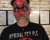 Face paint deadpool adult