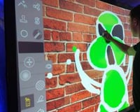 Graffiti wall in use 25th Jan 01