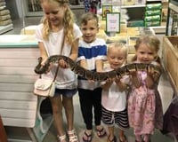 Up close and personal with Prince the python!