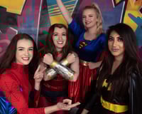 female superhero entertainer kent supergirl spidergirl sevenoaks
