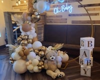 Baby Shower 1/2 Hoop