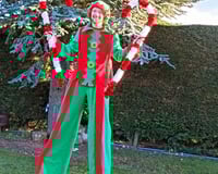 Elf stilt walking