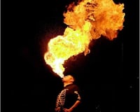 Fire performer